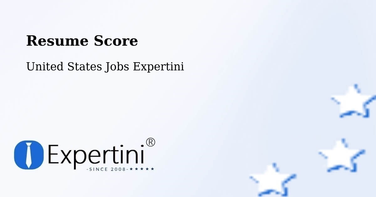 Resume Score & Job Description Match Tool – Ada - United States Jobs Expertini